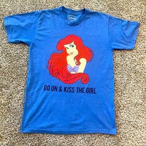 Disney Little Mermaid Graphic T-Shirt- Size Medium